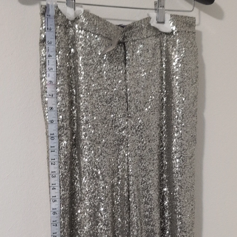 Welles Embellished Wide-Leg Pant. Ralph Lauren Collection - Picture 5 of 12